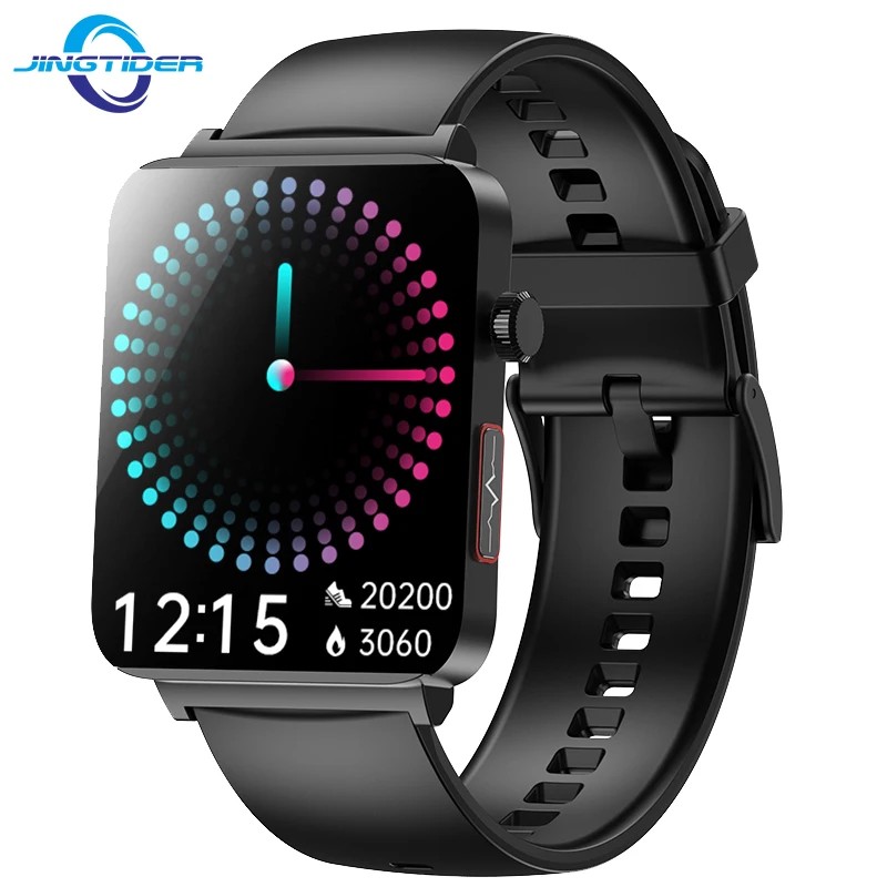KS03 Pro  ȭ Ʈ ġ   ǰ  ƮϽ ƮĿ 1.96  ũ SOS E/C/G SpO2 Smartwatch
